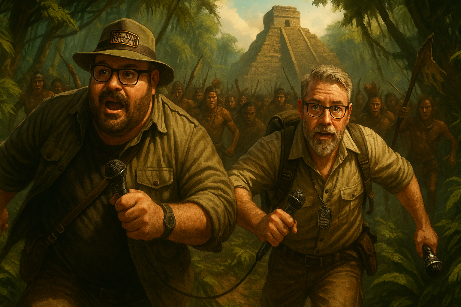 Stand-up Teardown Temple illustration